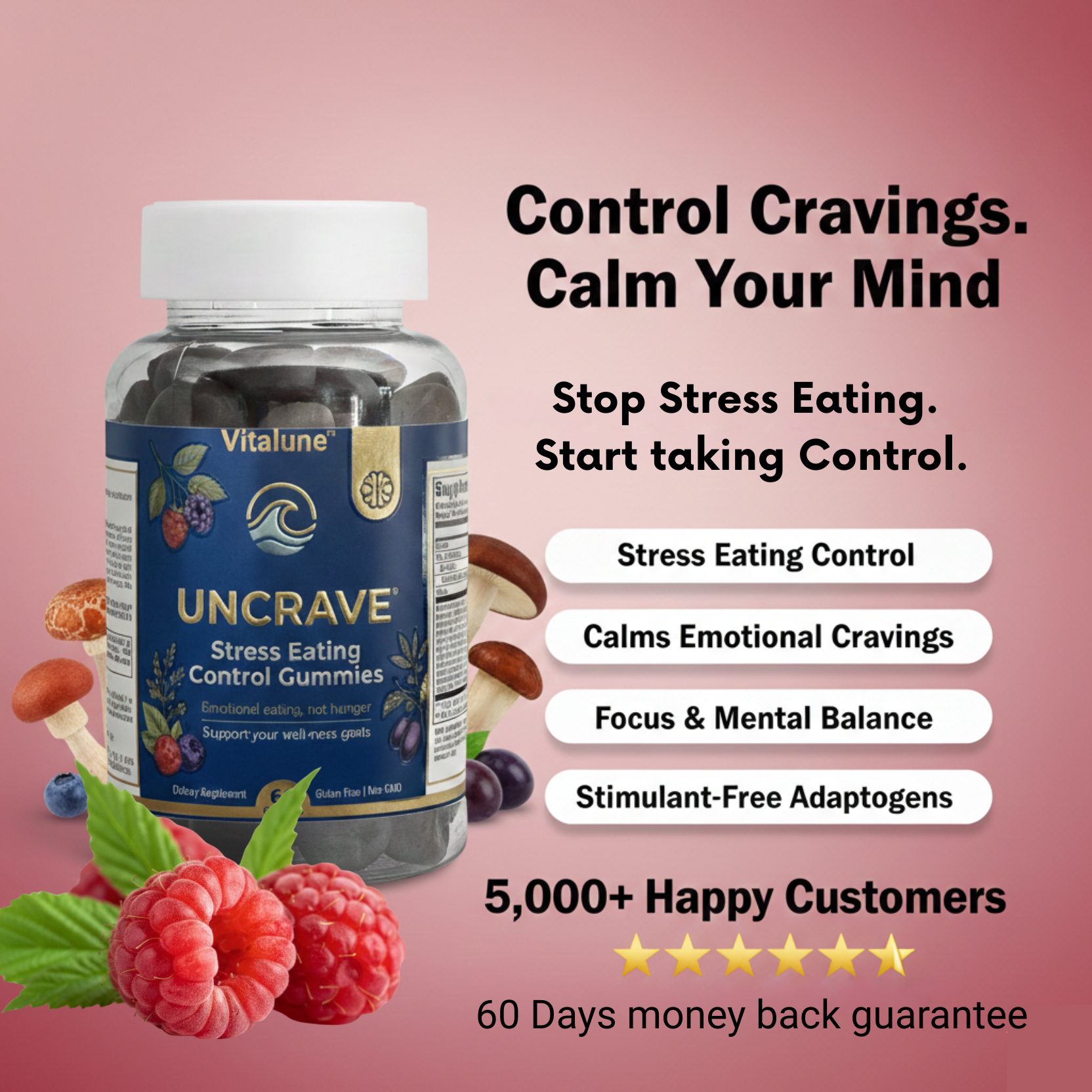 UNCRAVE™️ Stress Eating Control Gummies