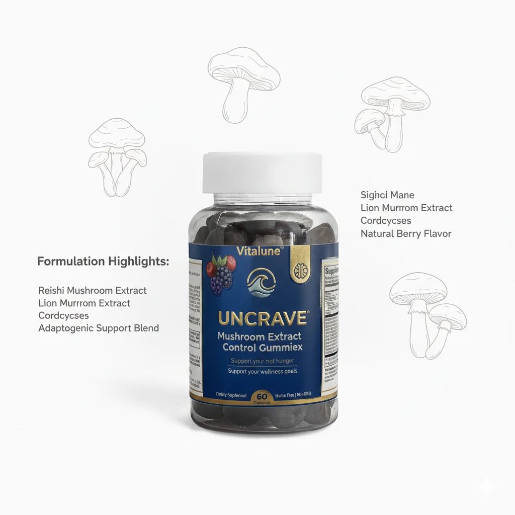 UNCRAVE™️ Stress Eating Control Gummies - Vitalune Health